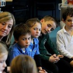 I think, therefore … pupils from years 2 and 3 take part in philosophy class at Bondi Public School with their teacher Kate Kennedy White. Photo: Ben Rushton